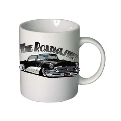 1956 Roadmaster - Black & White - Boutique Ceramic Mug Thumbnail