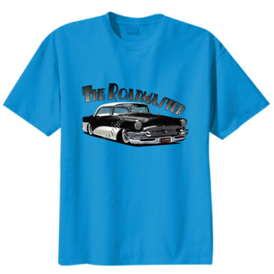 1956 Roadmaster - Black & White - Unisex Modern Fit Tee Thumbnail