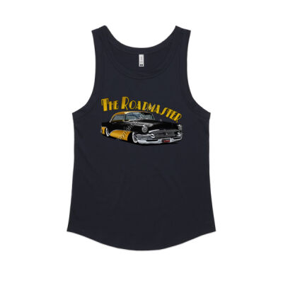 1956 Roadmaster - Black & Yellow - Women's Sunday Singlet Thumbnail