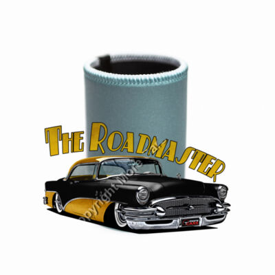1956 Roadmaster - Black & Yellow - Stubby Coolers with Base Thumbnail