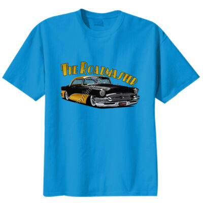 1956 Roadmaster - Black & Yellow - Unisex Modern Fit Tee Thumbnail