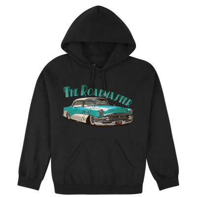 1956 Roadmaster - Aqua & White - Hooded Sweatshirt Thumbnail