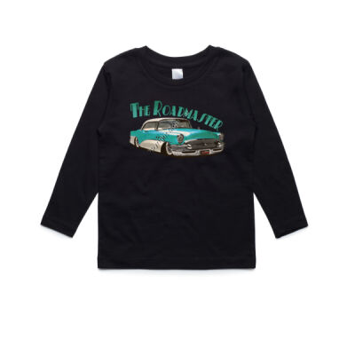 1956 Roadmaster - Aqua & White - AS Colour Kids Longsleeve Tee Thumbnail