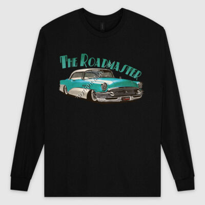 1956 Roadmaster - Aqua & White - Ultra Cotton Mens Longsleeve Tee Thumbnail