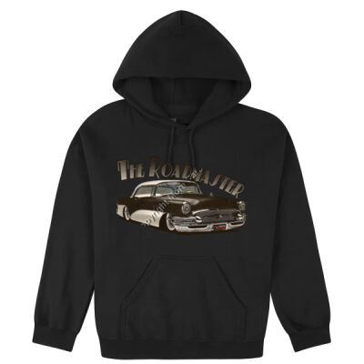 1956 Roadmaster - Black & White - Hooded Sweatshirt Thumbnail