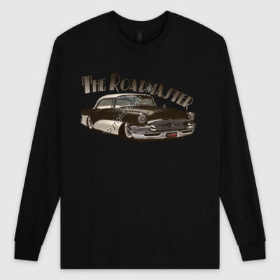 1956 Roadmaster - Black & White - Ultra Cotton Mens Longsleeve Tee Thumbnail