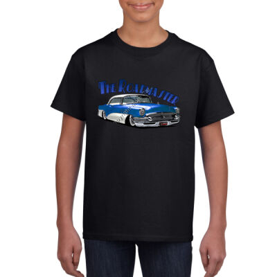 1956 Roadmaster - Blue & White - Youth Crew Neck Tee (Same Day) Thumbnail