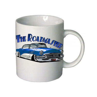 1956 Roadmaster - Blue & White - Boutique Ceramic Mug Thumbnail