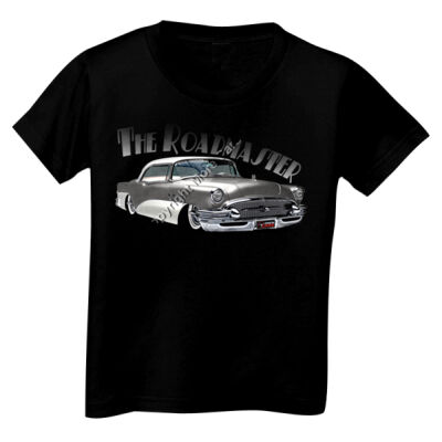1956 Roadmaster - Charcoal & White - Toddler Unisex T Shirt Thumbnail