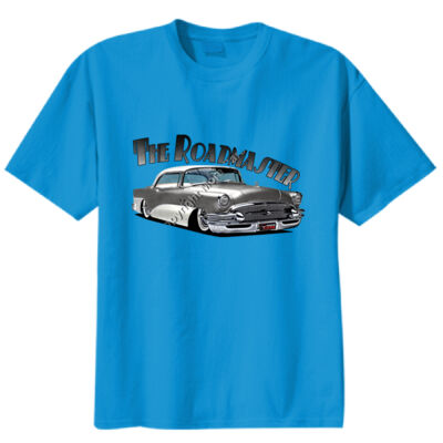 1956 Roadmaster - Charcoal & White - Unisex Modern Fit Tee Thumbnail