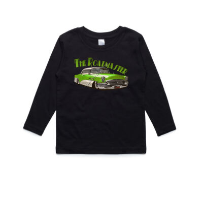 1956 Roadmaster - Green & White - AS Colour Kids Longsleeve Tee Thumbnail