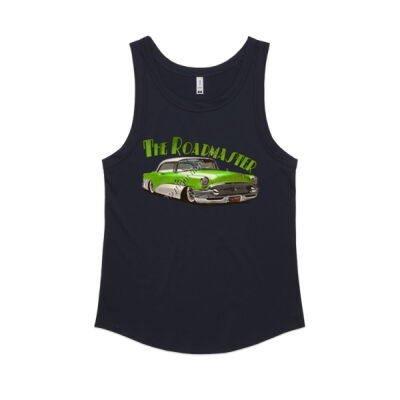 1956 Roadmaster - Green & White - Women's Sunday Singlet Thumbnail