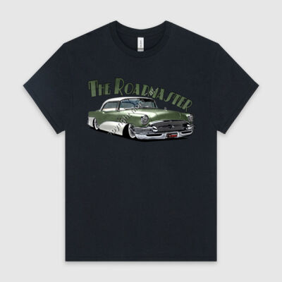 1956 Roadmaster - Khaki & White - HeavyCotton™ Tee Thumbnail