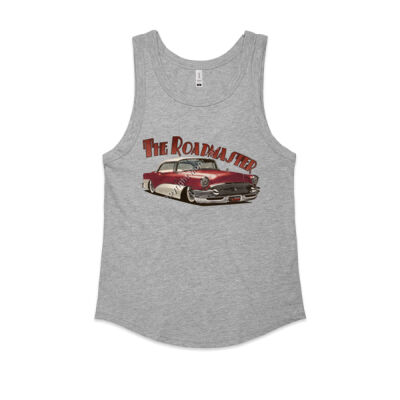 1956 Roadmaster - Maroon & White - Women's Sunday Singlet Thumbnail