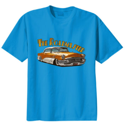 1956 Roadmaster - Orange & White - Unisex Modern Fit Tee Thumbnail