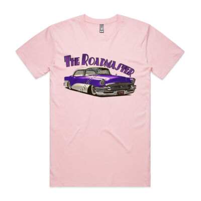1956 Roadmaster - Purple & White - Mens Staple Tee Thumbnail