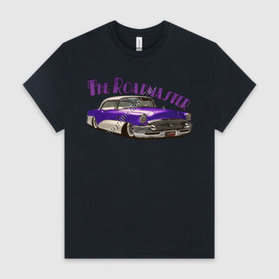 1956 Roadmaster - Purple & White - HeavyCotton™ Tee Thumbnail