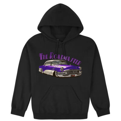 1956 Roadmaster - Purple & White - Hooded Sweatshirt Thumbnail