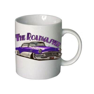 1956 Roadmaster - Purple & White - Boutique Ceramic Mug Thumbnail