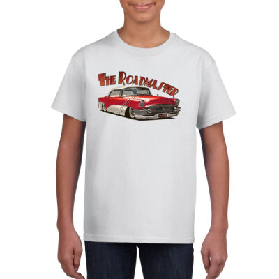 1956 Roadmaster - Red & White - Gildan Youth Unisex T Shirt Thumbnail
