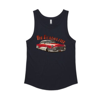 1956 Roadmaster - Red & White - Women's Sunday Singlet Thumbnail