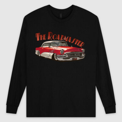 1956 Roadmaster - Red & White - Ultra Cotton Mens Longsleeve Tee Thumbnail