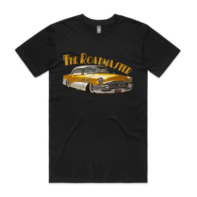 1956 Roadmaster - Yellow & White - Mens Staple Tee Thumbnail