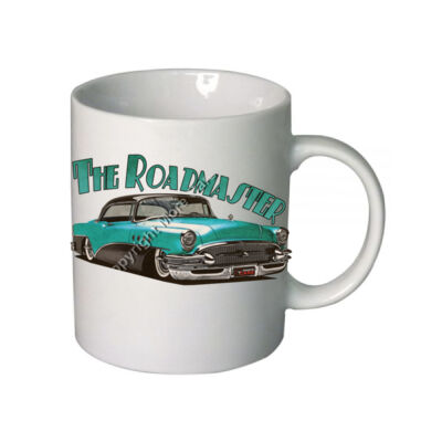 1956 Roadmaster - Aqua & Black - Boutique Ceramic Mug Thumbnail