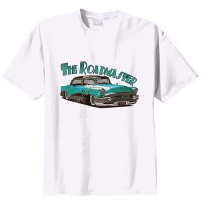 1956 Roadmaster - Aqua & Black - Unisex Modern Fit Tee Thumbnail