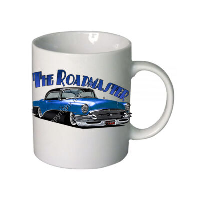 1956 Roadmaster - Blue & Black - Boutique Ceramic Mug Thumbnail
