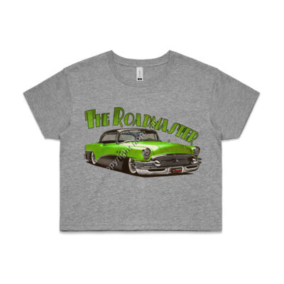 1956 Roadmaster - Green & Black - AS Colour CROP TEE - 4062 Thumbnail