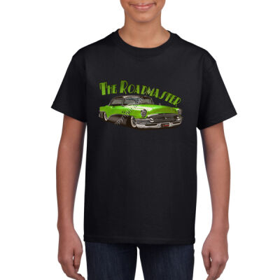 1956 Roadmaster - Green & Black - Youth Crew Neck Tee (Same Day) Thumbnail