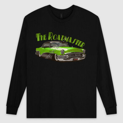 1956 Roadmaster - Green & Black - Ultra Cotton Mens Longsleeve Tee Thumbnail