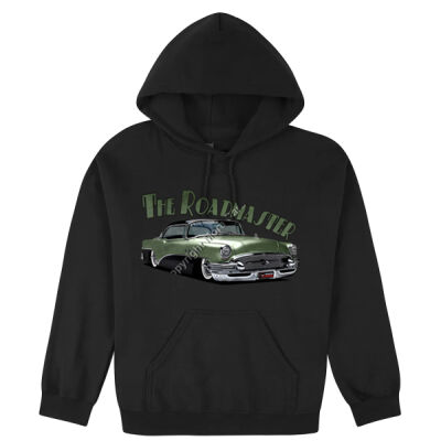 1956 Roadmaster - Khaki & Black - Hooded Sweatshirt Thumbnail