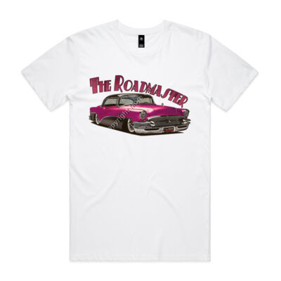 1956 Roadmaster - Pink & Black - Mens Staple Tee Thumbnail