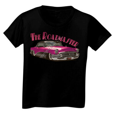 1956 Roadmaster - Pink & Black - Toddler Unisex T Shirt Thumbnail