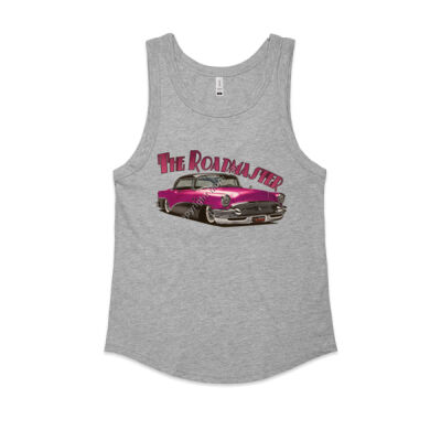 1956 Roadmaster - Pink & Black - Women's Sunday Singlet Thumbnail