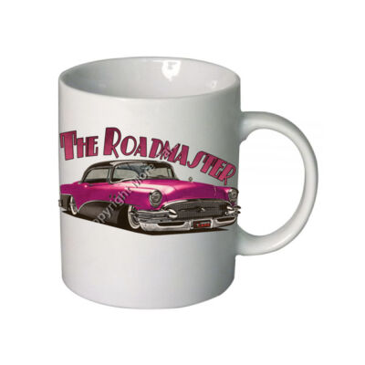 1956 Roadmaster - Pink & Black - Boutique Ceramic Mug Thumbnail