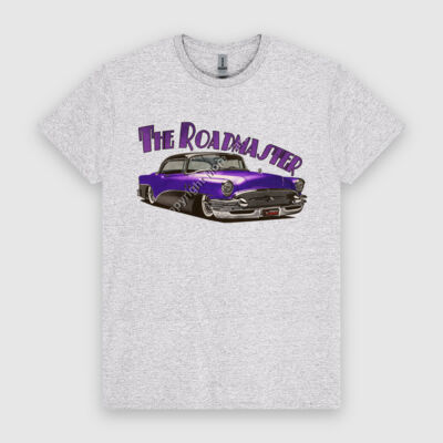 1956 Roadmaster - Purple & Black - HeavyCotton™ Tee Thumbnail