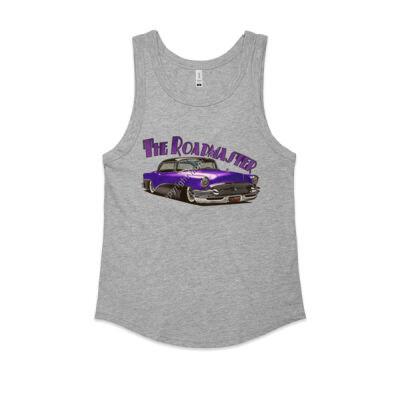 1956 Roadmaster - Purple & Black - Women's Sunday Singlet Thumbnail