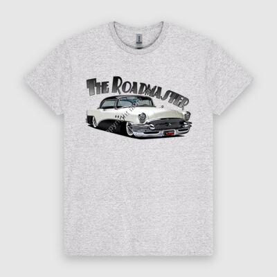 1956 Roadmaster - White & Black - HeavyCotton™ Tee Thumbnail