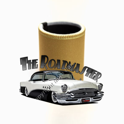 1956 Roadmaster - White & Black - Stubby Coolers with Base Thumbnail