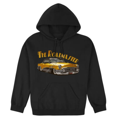 1956 Roadmaster - Yellow & Black - Hooded Sweatshirt Thumbnail