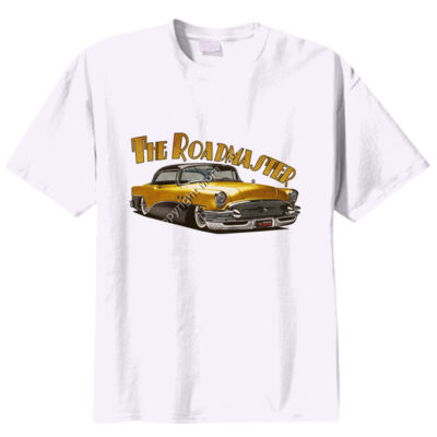 1956 Roadmaster - Yellow & Black - Unisex Modern Fit Tee Thumbnail