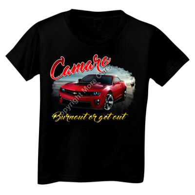 2016 Camaro - Burn Out or Get Out - Toddler Unisex T Shirt Thumbnail