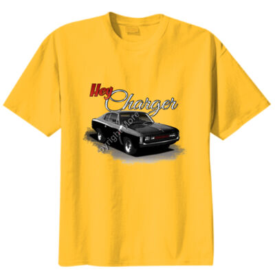 Hey Charger - Black - Unisex Modern Fit Tee Thumbnail