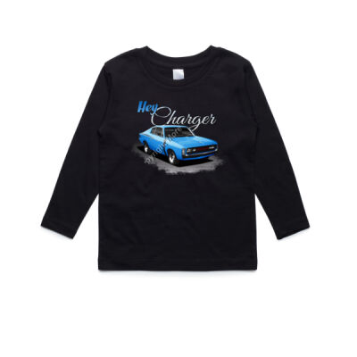 Hey Charger - Blue - AS Colour Kids Longsleeve Tee Thumbnail