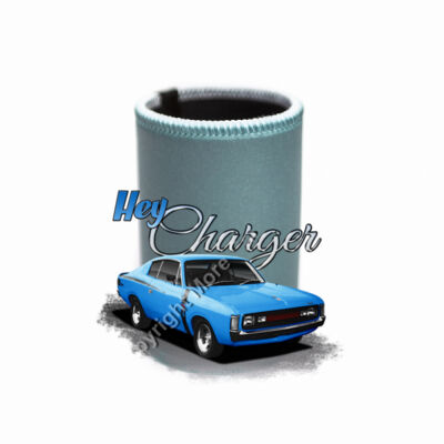 Hey Charger - Blue - Stubby Coolers with Base Thumbnail