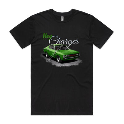 Hey Charger - Green - Mens Staple Tee Thumbnail