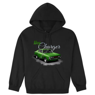 Hey Charger - Green - Hooded Sweatshirt Thumbnail